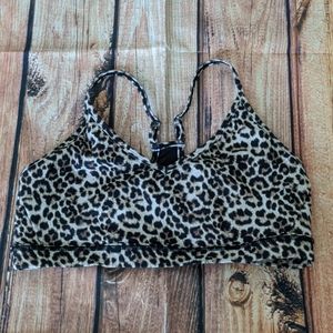 Zyia leopard brilliant sports bra